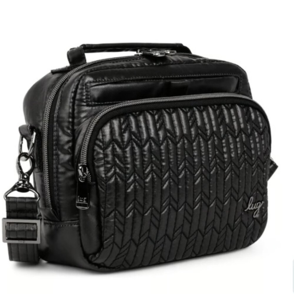 Lug Ranger Mini Crossbody Bag Metallic Black BNWT